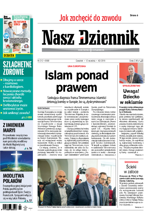 Nasz Dziennik z dnia 12.09.2019 wydanie PDF