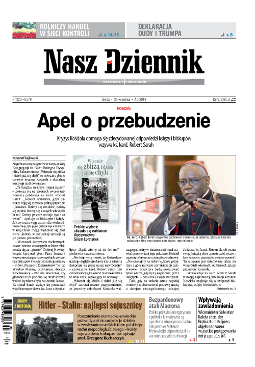 Nasz Dziennik z dnia 25.09.2019 wydanie PDF