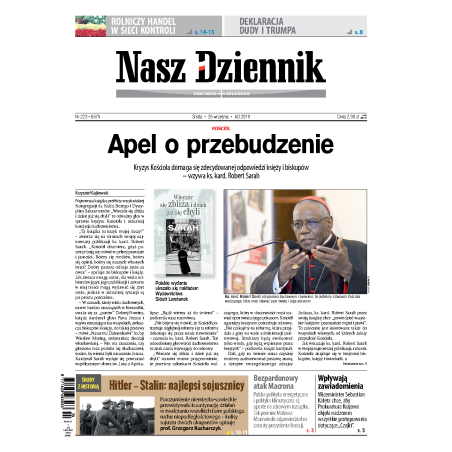 Nasz Dziennik z dnia 25.09.2019 wydanie PDF