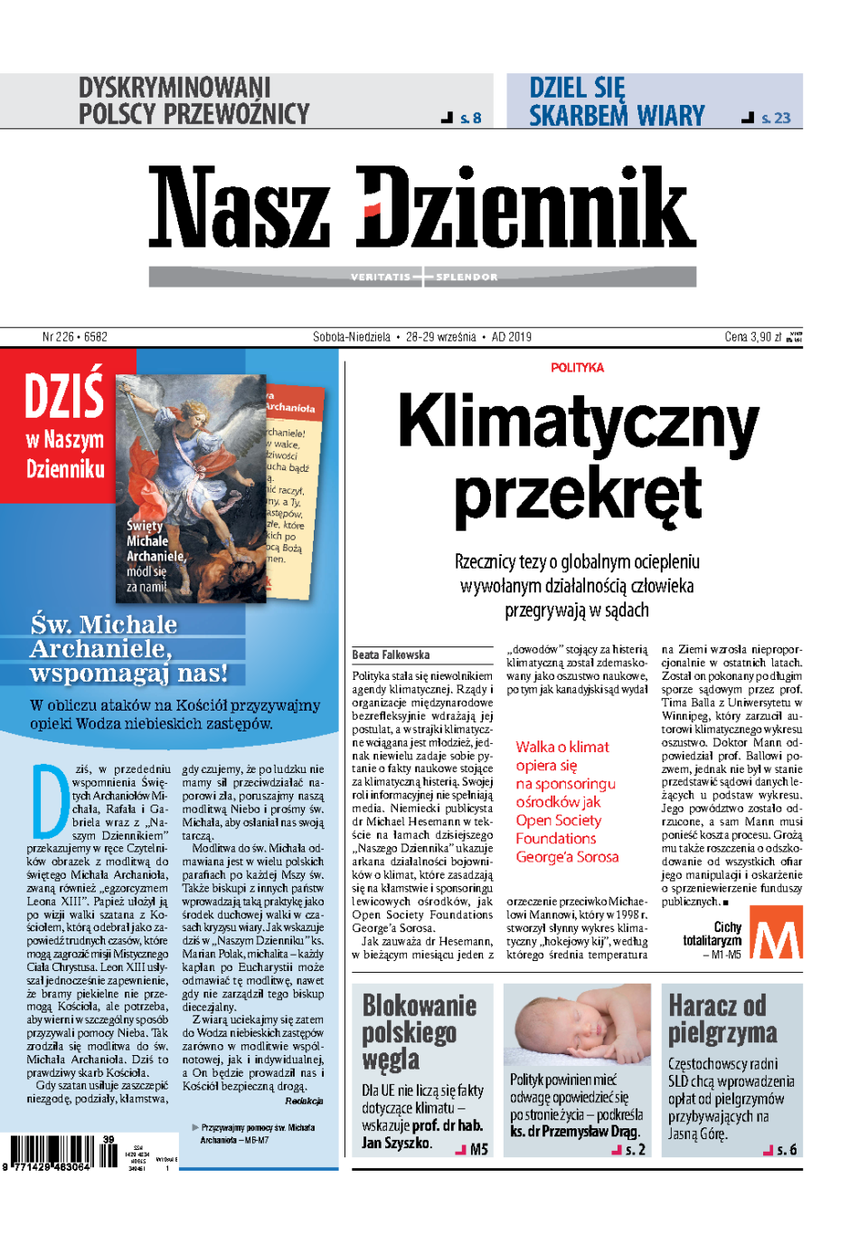 Nasz Dziennik z dnia 28.09.2019 wydanie PDF
