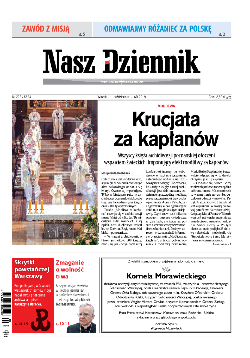 Nasz Dziennik z dnia 01.10.2019 wydanie PDF