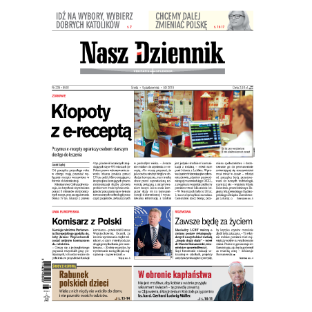 Nasz Dziennik z dnia 09.10.2019 wydanie PDF