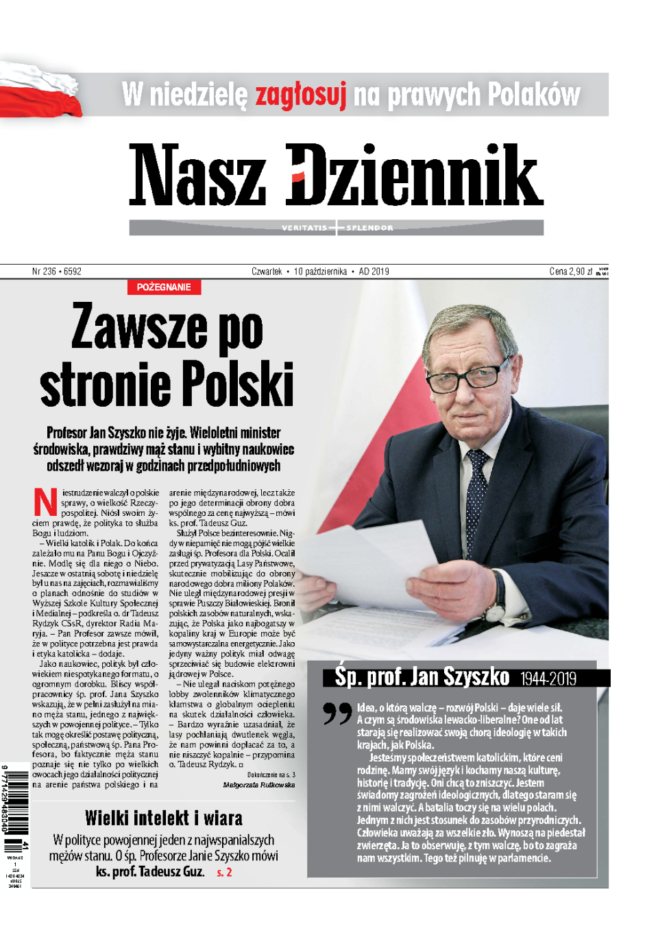 Nasz Dziennik z dnia 10.10.2019 wydanie PDF