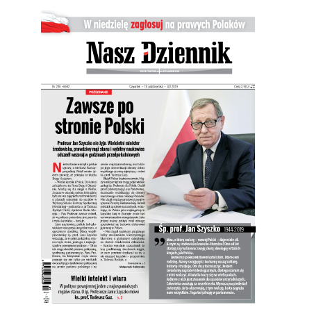 Nasz Dziennik z dnia 10.10.2019 wydanie PDF