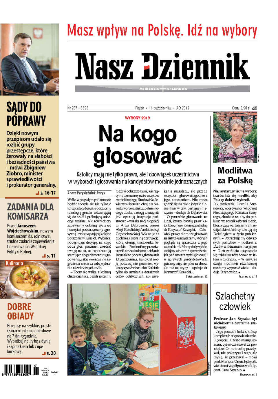 Nasz Dziennik z dnia 11.10.2019 wydanie PDF