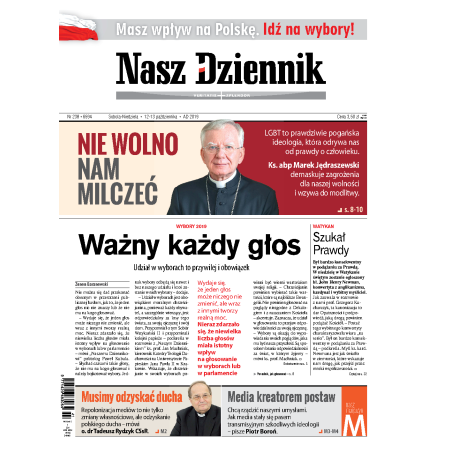 Nasz Dziennik z dnia 12.10.2019 wydanie PDF