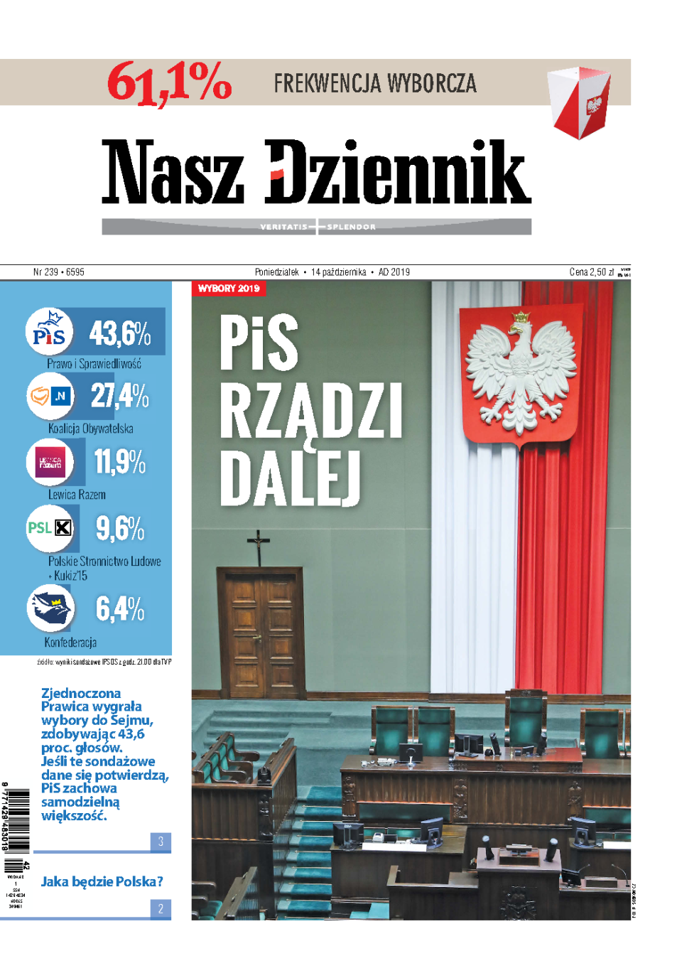 Nasz Dziennik z dnia 14.10.2019 wydanie PDF