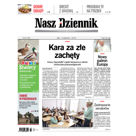 Nasz Dziennik z dnia 18.10.2019 wydanie PDF
