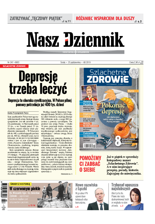 Nasz Dziennik z dnia 23.10.2019 wydanie PDF