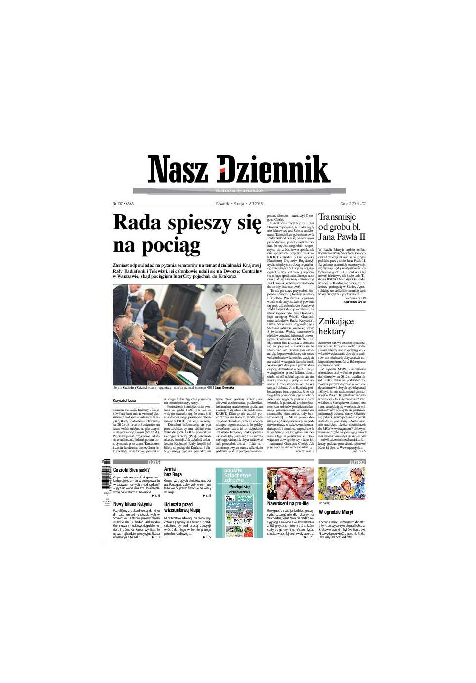 Nasz Dziennik z dnia 09.05.2013 wydanie PDF
