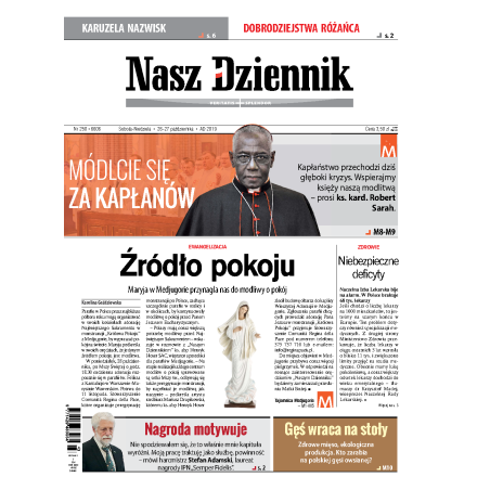 Nasz Dziennik z dnia 26.10.2019 wydanie PDF