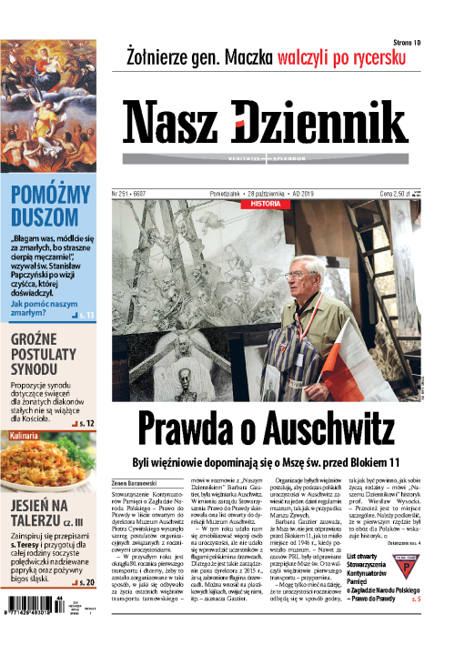 Nasz Dziennik z dnia 28.10.2019 wydanie PDF