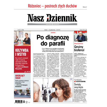Nasz Dziennik z dnia 29.10.2019 wydanie PDF