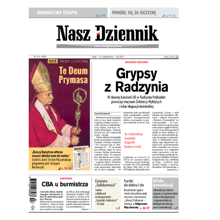 Nasz Dziennik z dnia 30.10.2019 wydanie PDF