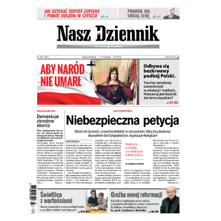 Nasz Dziennik z dnia 02.11.2019 wydanie PDF