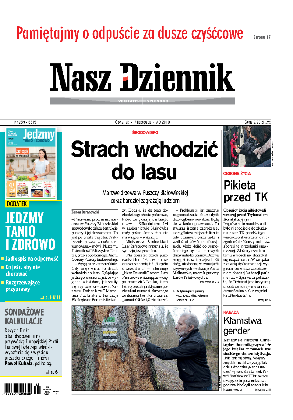 Nasz Dziennik z dnia 07.11.2019 wydanie PDF