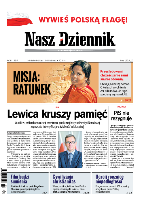 Nasz Dziennik z dnia 09.11.2019 wydanie PDF
