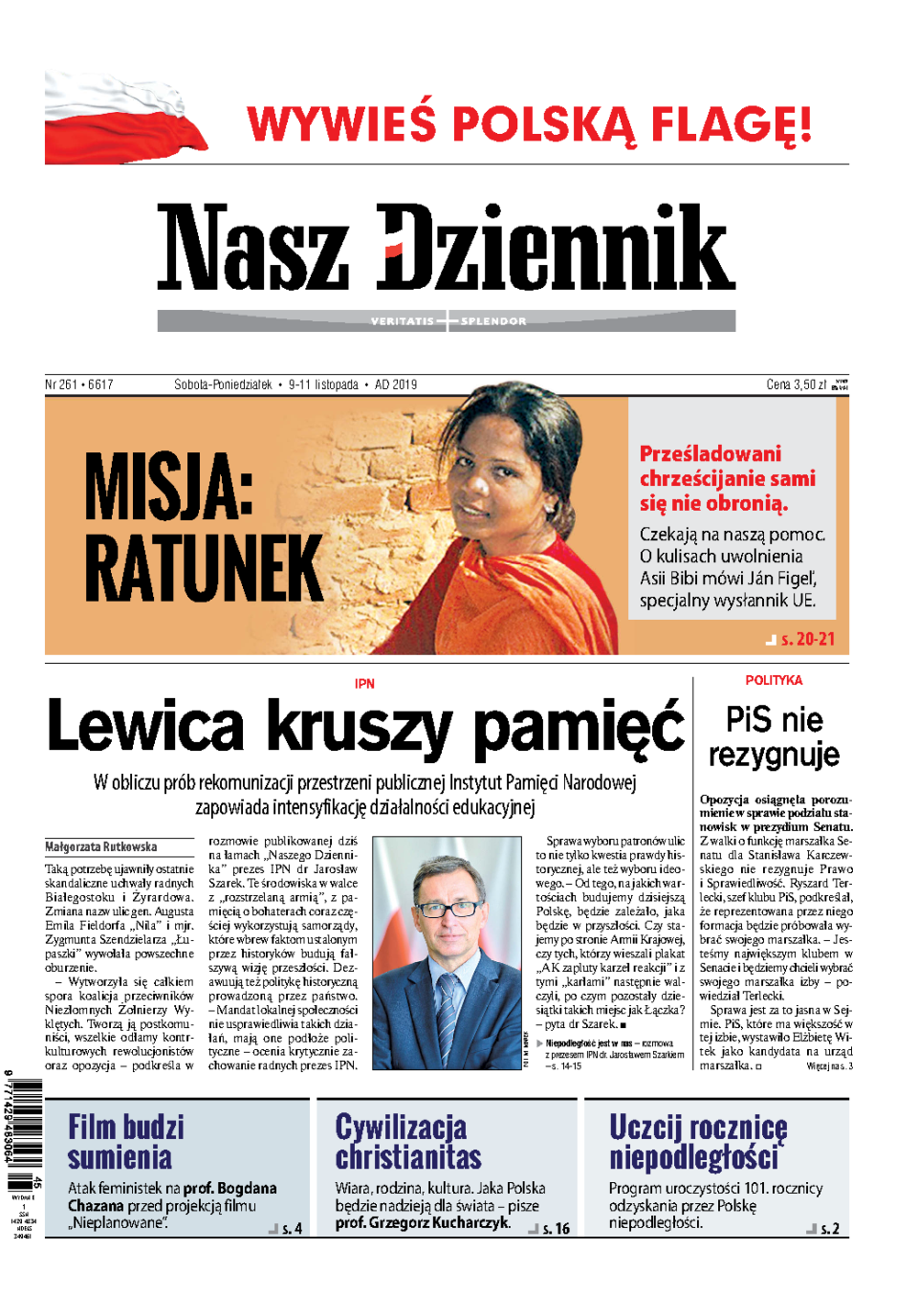 Nasz Dziennik z dnia 09.11.2019 wydanie PDF