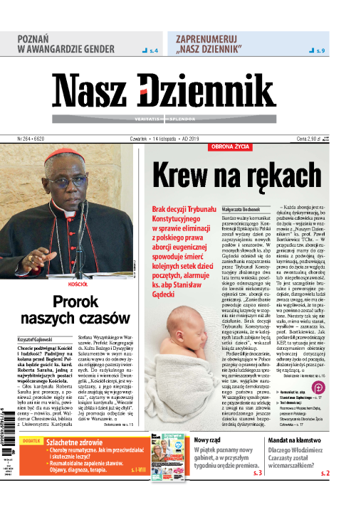 Nasz Dziennik z dnia 14.11.2019 wydanie PDF