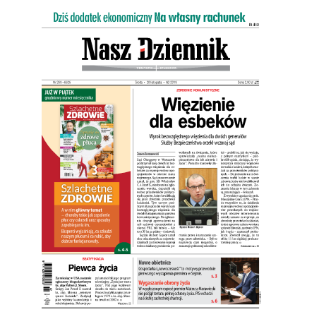 Nasz Dziennik z dnia 20.11.2019 wydanie PDF