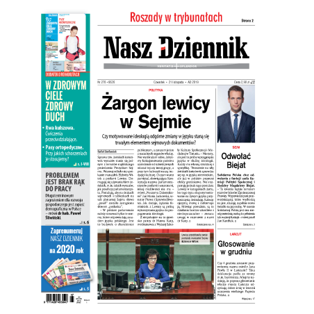 Nasz Dziennik z dnia 21.11.2019 wydanie PDF