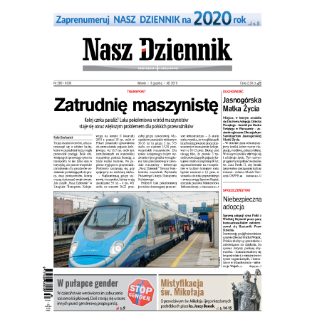 Nasz Dziennik z dnia 03.12.2019 wydanie PDF