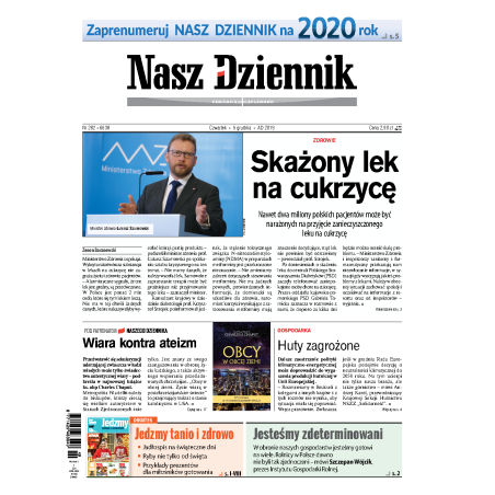 Nasz Dziennik z dnia 05.12.2019 wydanie PDF