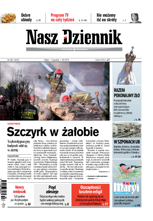 Nasz Dziennik z dnia 06.12.2019 wydanie PDF