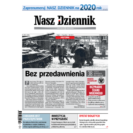 Nasz Dziennik z dnia 13.12.2019 wydanie PDF