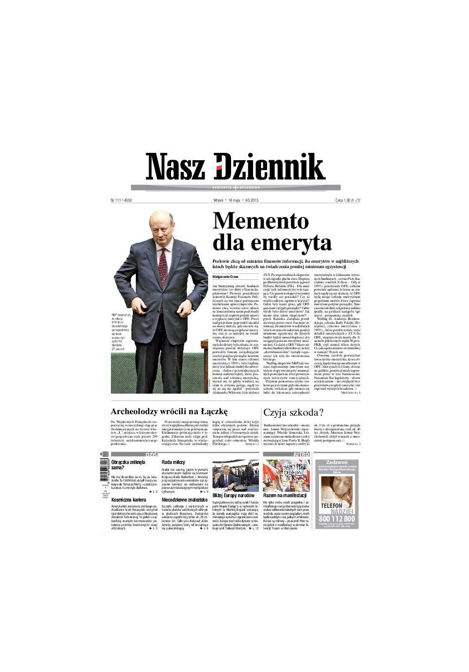 Nasz Dziennik z dnia 14.05.2013 wydanie PDF