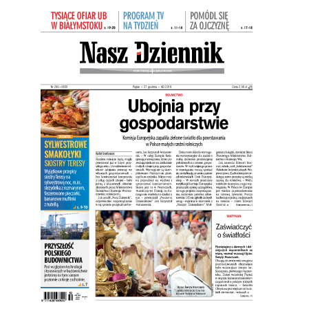 Nasz Dziennik z dnia 27.12.2019 wydanie PDF