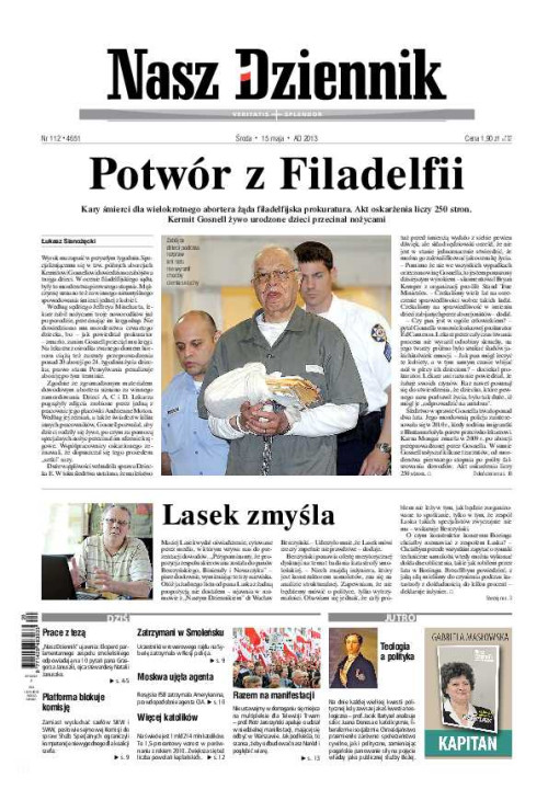 Nasz Dziennik z dnia 15.05.2013 wydanie PDF