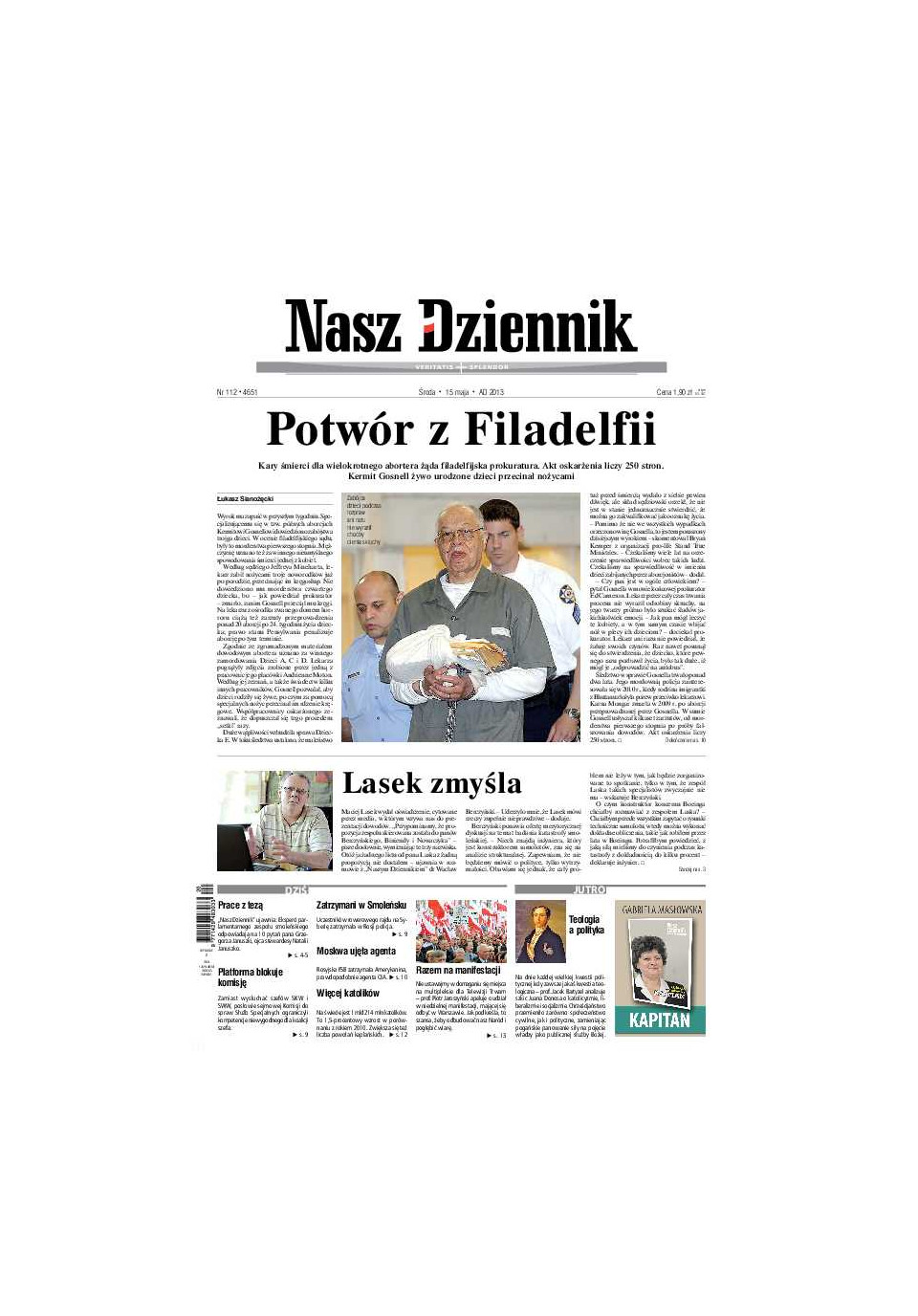 Nasz Dziennik z dnia 15.05.2013 wydanie PDF