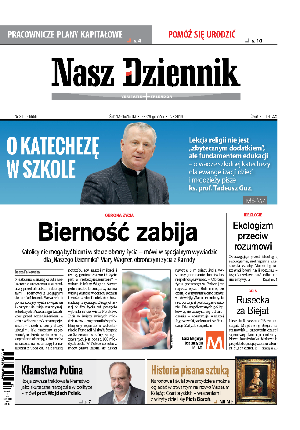 Nasz Dziennik z dnia 28.12.2019 wydanie PDF