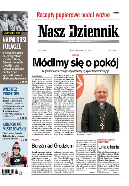 Nasz Dziennik z dnia 08.01.2020 wydanie PDF