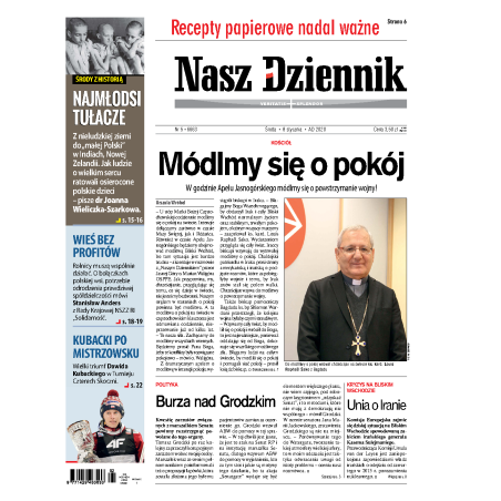 Nasz Dziennik z dnia 08.01.2020 wydanie PDF