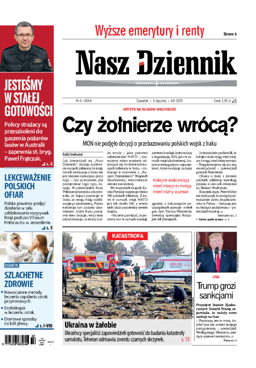 Nasz Dziennik z dnia 09.01.2020 wydanie PDF