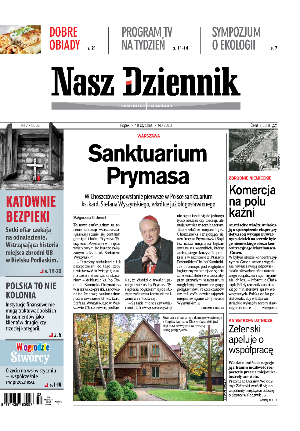 Nasz Dziennik z dnia 10.01.2020 wydanie PDF