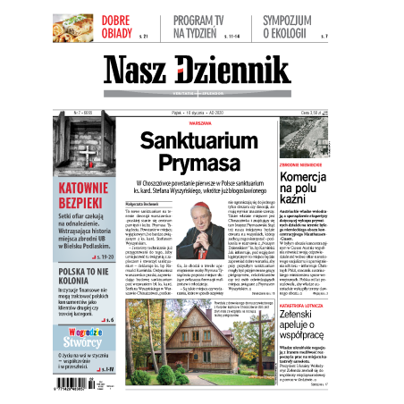 Nasz Dziennik z dnia 10.01.2020 wydanie PDF