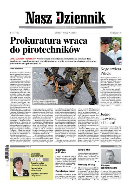 Nasz Dziennik z dnia 16.05.2013 wydanie PDF
