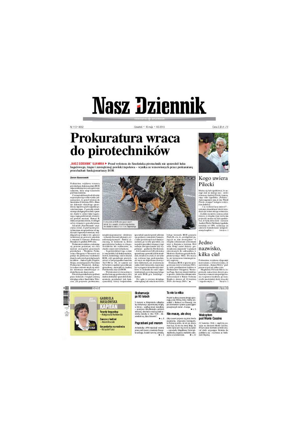 Nasz Dziennik z dnia 16.05.2013 wydanie PDF