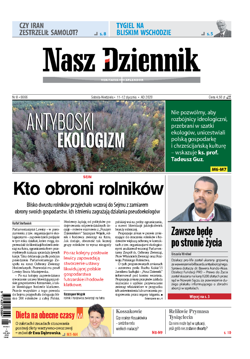Nasz Dziennik z dnia 11.01.2020 wydanie PDF