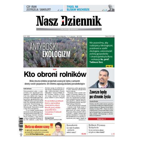Nasz Dziennik z dnia 11.01.2020 wydanie PDF