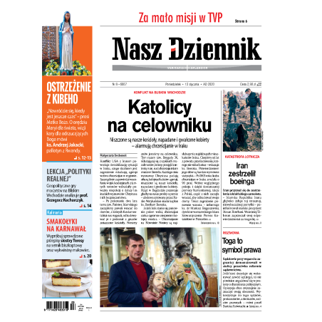 Nasz Dziennik z dnia 13.01.2020 wydanie PDF