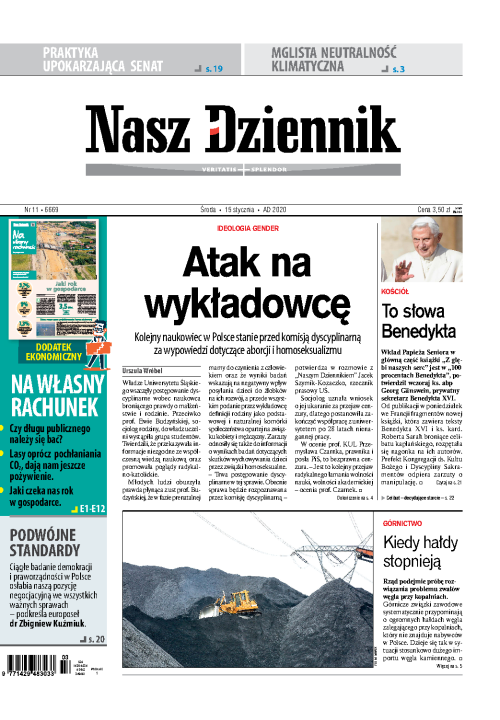 Nasz Dziennik z dnia 15.01.2020 wydanie PDF