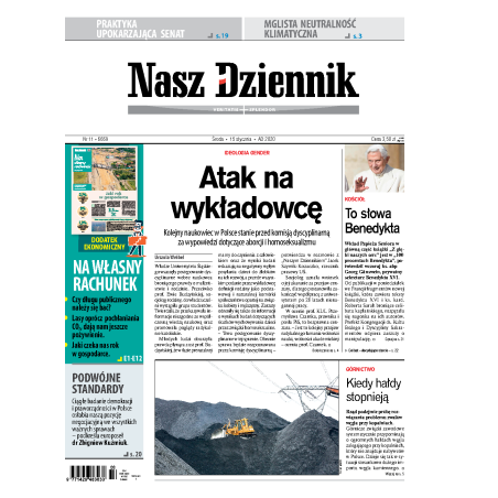 Nasz Dziennik z dnia 15.01.2020 wydanie PDF