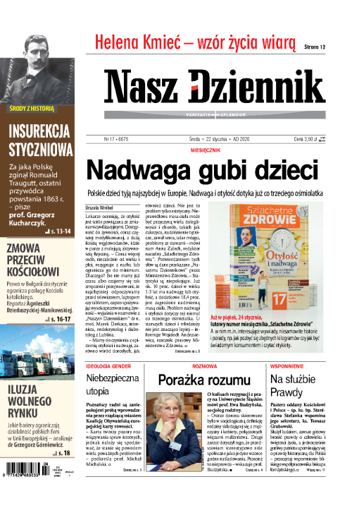 Nasz Dziennik z dnia 22.01.2020 wydanie PDF