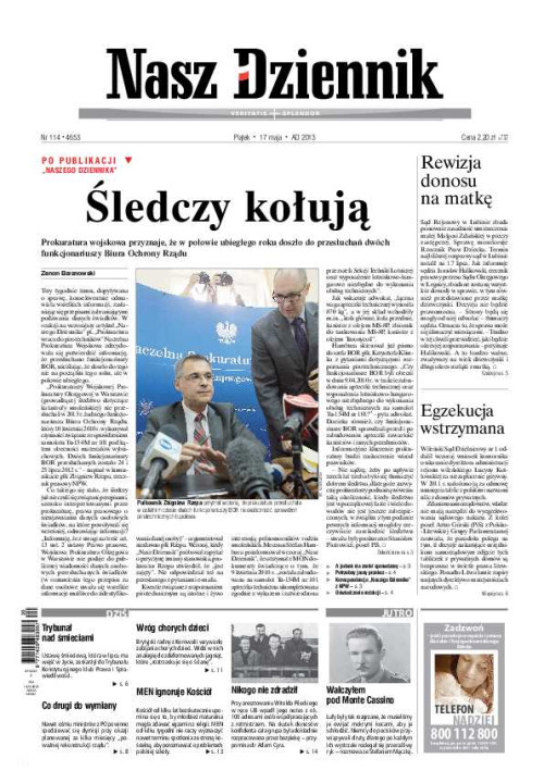 Nasz Dziennik z dnia 17.05.2013 wydanie PDF