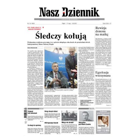 Nasz Dziennik z dnia 17.05.2013 wydanie PDF