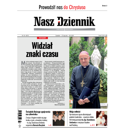 Nasz Dziennik z dnia 23.01.2020 wydanie PDF